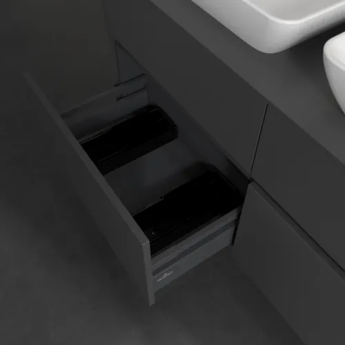 VILLEROY BOCH Collaro toaletní skříňka, 4 výsuvy, 1200 x 548 x 500 mm, Grafit / Grafit #C11500VR, obrázek 6