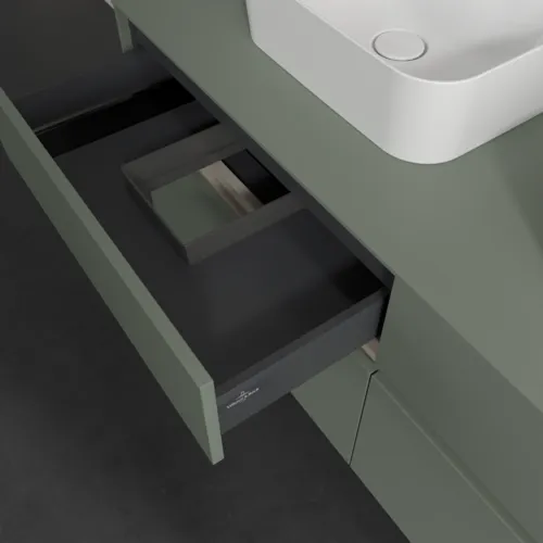 VILLEROY BOCH Toaletní skříňka Collaro, 4 výsuvy, 1400 x 548 x 500 mm, Soft Green / Soft Green #C10300AF, obrázek 7