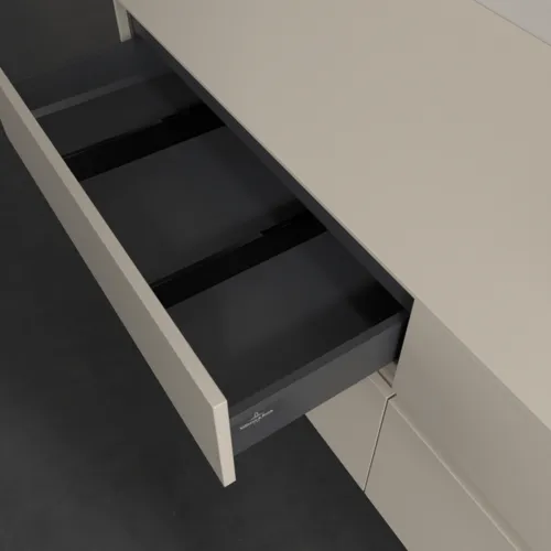 VILLEROY BOCH Toaletní skříňka Collaro, s osvětlením, 4 výsuvy, 1600 x 548 x 500 mm, Cashmere Grey / Cashmere Grey #C106B0VN, obrázek 8
