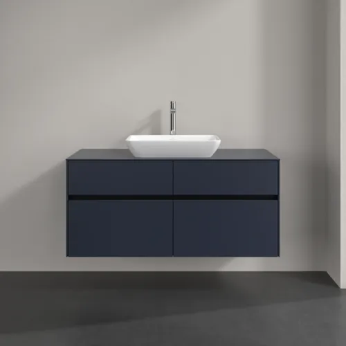 VILLEROY BOCH Toaletní skříňka Collaro, s osvětlením, 4 výsuvy, 1200 x 548 x 500 mm, Marine Blue / Marine Blue #C112B0VQ, obrázek 3