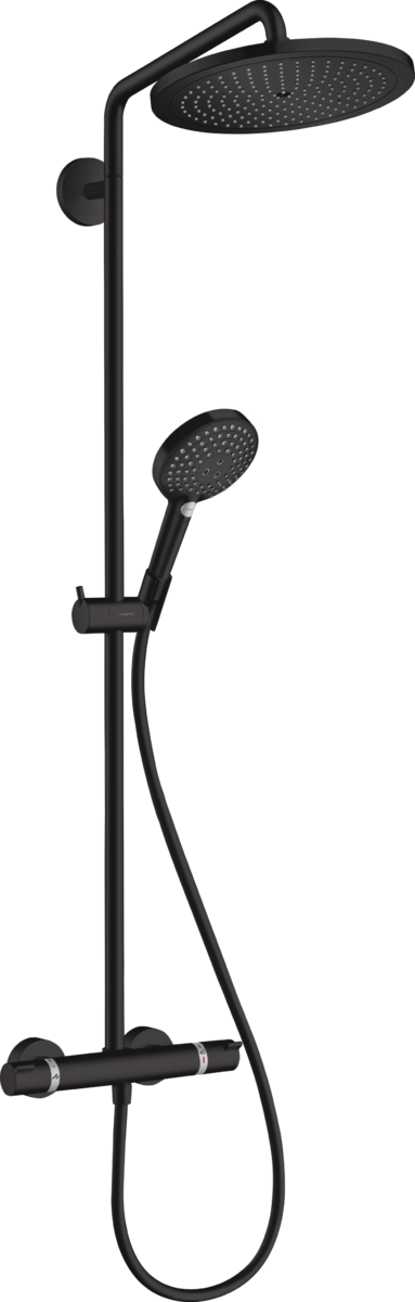 HANSGROHE Croma Select S Showerpipe 280 1jet sprchový set EcoSmart #26891670 - černá mat