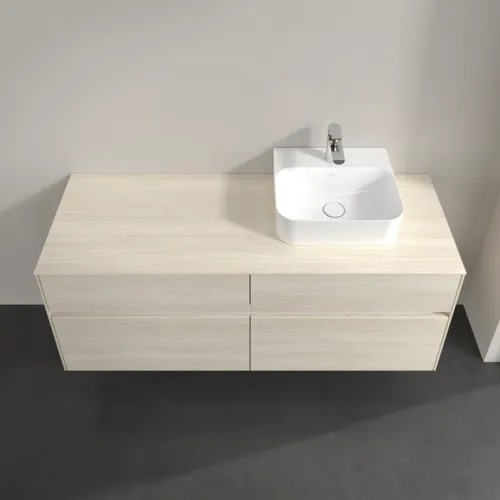VILLEROY BOCH Toaletní skříňka Collaro, 4 výsuvy, 1400 x 548 x 500 mm, bílý dub / bílý dub #C10200AA, obrázek 4