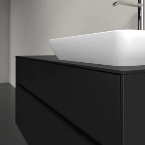 VILLEROY BOCH Toaletní skříňka Collaro, 4 výsuvy, 1200 x 548 x 500 mm, Volcano Black / Volcano Black #C11400VL, obrázek 5