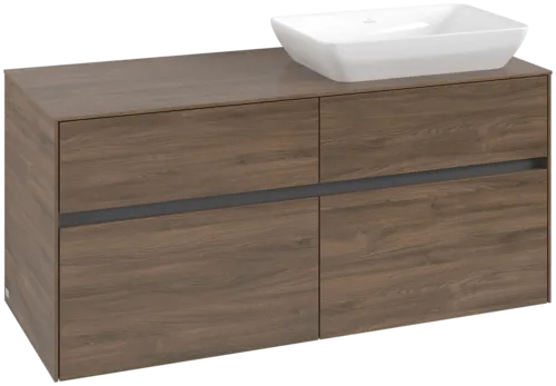 VILLEROY BOCH Toaletní skříňka Collaro, 4 výsuvy, 1200 x 548 x 500 mm, Arizona Oak / Arizona Oak #C11400VH