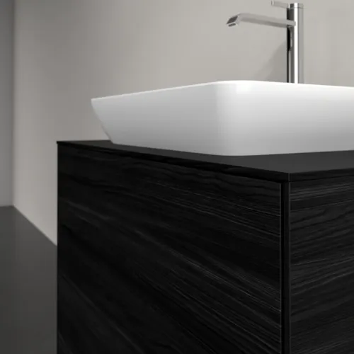 VILLEROY BOCH Toaletní skříňka Collaro, 2 výsuvy, 800 x 548 x 500 mm, černý dub / černý dub #C10800AB, obrázek 5