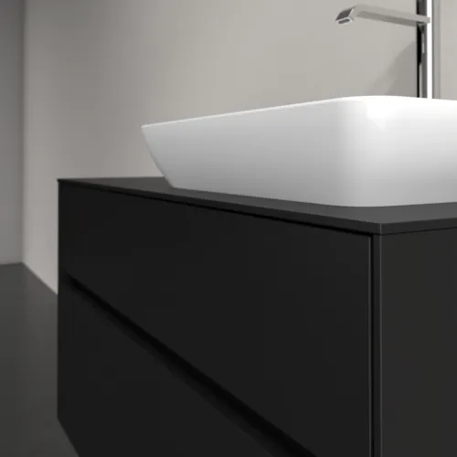VILLEROY BOCH Collaro toaletní skříňka, s osvětlením, 2 výsuvy, 1000 x 548 x 500 mm, Volcano Black / Volcano Black #C111B0VL, obrázek 6