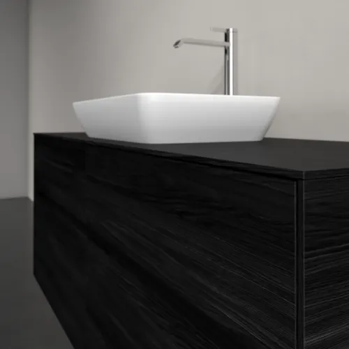 VILLEROY BOCH Toaletní skříňka Collaro, 4 výsuvy, 1400 x 548 x 500 mm, černý dub / černý dub #C11600AB, obrázek 5