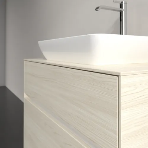VILLEROY BOCH Toaletní skříňka Collaro, 2 výsuvy, 800 x 548 x 500 mm, bílý dub / bílý dub #C10800AA, obrázek 5