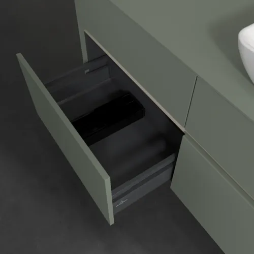 VILLEROY BOCH Toaletní skříňka Collaro, s osvětlením, 4 výsuvy, 1200 x 548 x 500 mm, Soft Green / Soft Green #C114B0AF, obrázek 7