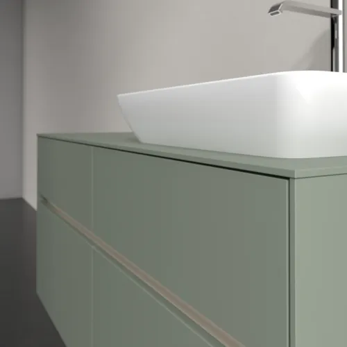 VILLEROY BOCH Toaletní skříňka Collaro, s osvětlením, 4 výsuvy, 1200 x 548 x 500 mm, Soft Green / Soft Green #C114B0AF, obrázek 6