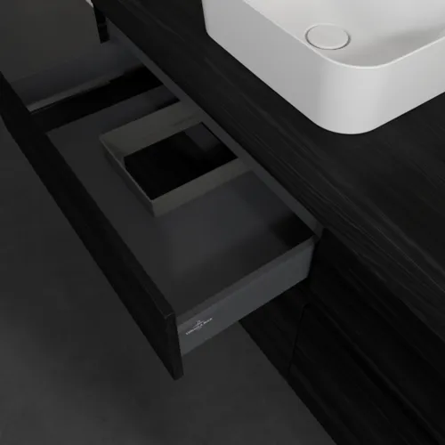 VILLEROY BOCH Toaletní skříňka Collaro, 4 výsuvy, 1400 x 548 x 500 mm, černý dub / černý dub #C10100AB, obrázek 7