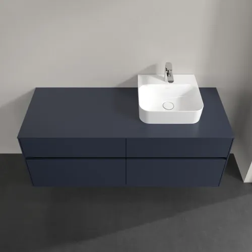 VILLEROY BOCH Toaletní skříňka Collaro, s osvětlením, 4 výsuvy, 1400 x 548 x 500 mm, Marine Blue / Marine Blue #C102B0VQ, obrázek 4
