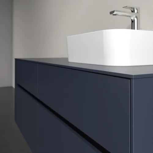VILLEROY BOCH Toaletní skříňka Collaro, s osvětlením, 4 výsuvy, 1400 x 548 x 500 mm, Marine Blue / Marine Blue #C102B0VQ, obrázek 6