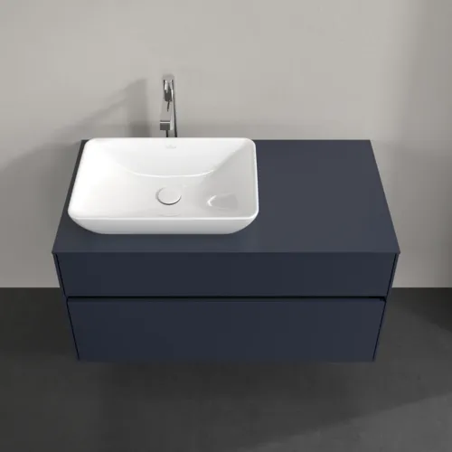 VILLEROY BOCH Collaro toaletní skříňka, s osvětlením, 2 výsuvy, 1000 x 548 x 500 mm, Marine Blue / Marine Blue #C110B0VQ, obrázek 4