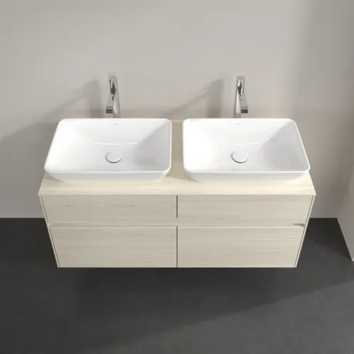 VILLEROY BOCH Toaletní skříňka Collaro, 4 výsuvy, 1200 x 548 x 500 mm, bílý dub / bílý dub #C11500AA, obrázek 4