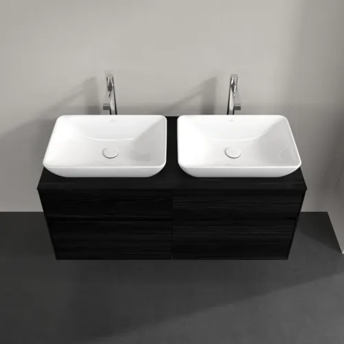 VILLEROY BOCH Toaletní skříňka Collaro, 4 výsuvy, 1200 x 548 x 500 mm, černý dub / černý dub #C11500AB, obrázek 4