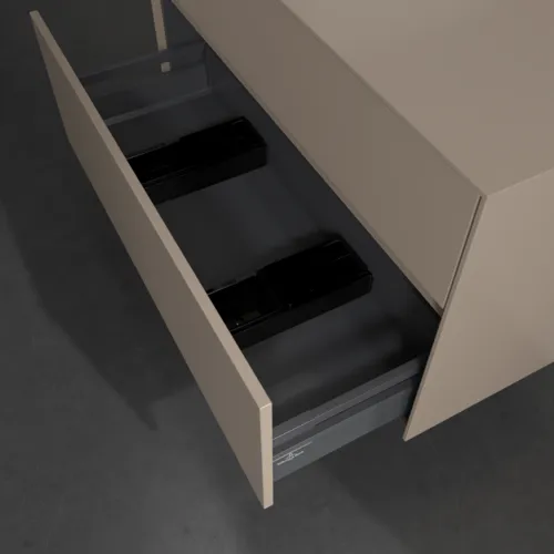 VILLEROY BOCH Toaletní skříňka Collaro, s osvětlením, 2 výsuvy, 1000 x 548 x 500 mm, taupe / taupe #C110B0VM, obrázek 7