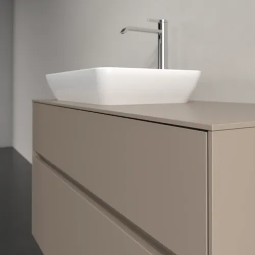 VILLEROY BOCH Toaletní skříňka Collaro, s osvětlením, 2 výsuvy, 1000 x 548 x 500 mm, taupe / taupe #C110B0VM, obrázek 6