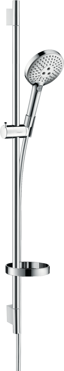 HANSGROHE Raindance Select S Sprchová sada 120 3jet se sprchovou tyčí 90 cm a miskou na mýdlo #26631000 - chrom