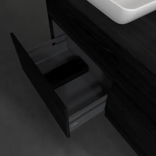 VILLEROY BOCH Toaletní skříňka Collaro, s osvětlením, 4 výsuvy, 1200 x 548 x 500 mm, černý dub / černý dub #C113B0AB, obrázek 7