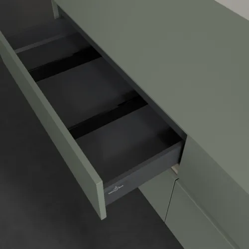 VILLEROY BOCH Toaletní skříňka Collaro, s osvětlením, 4 výsuvy, 1600 x 548 x 500 mm, Soft Green / Soft Green #C106B0AF, obrázek 8