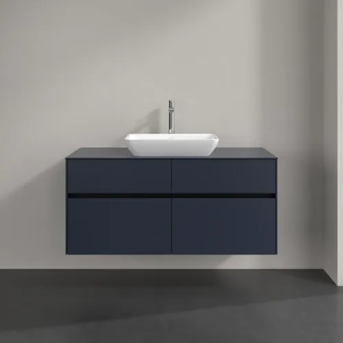 VILLEROY BOCH Collaro toaletní skříňka, 4 zásuvky, 1200 x 548 x 500 mm, Marine Blue / Marine Blue #C11200VQ, obrázek 3
