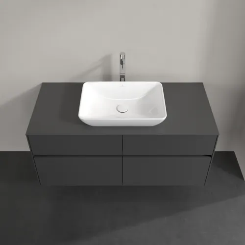 VILLEROY BOCH Collaro toaletní skříňka, 4 výsuvy, 1200 x 548 x 500 mm, Grafit / Grafit #C11200VR, obrázek 4