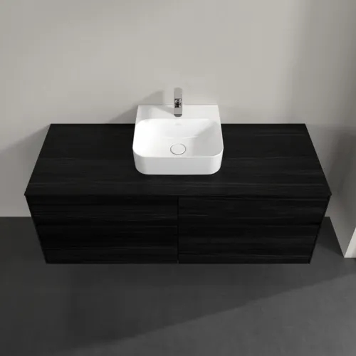 VILLEROY BOCH Toaletní skříňka Collaro, 4 výsuvy, 1400 x 548 x 500 mm, černý dub / černý dub #C10000AB, obrázek 4