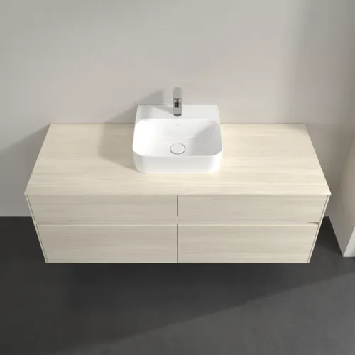 VILLEROY BOCH Toaletní skříňka Collaro, 4 výsuvy, 1400 x 548 x 500 mm, bílý dub / bílý dub #C10000AA, obrázek 4