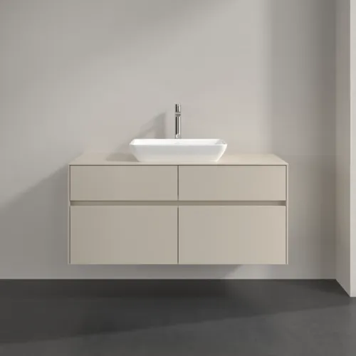 VILLEROY BOCH Toaletní skříňka Collaro, 4 výsuvy, 1200 x 548 x 500 mm, Cashmere Grey / Cashmere Grey #C11200VN, obrázek 3