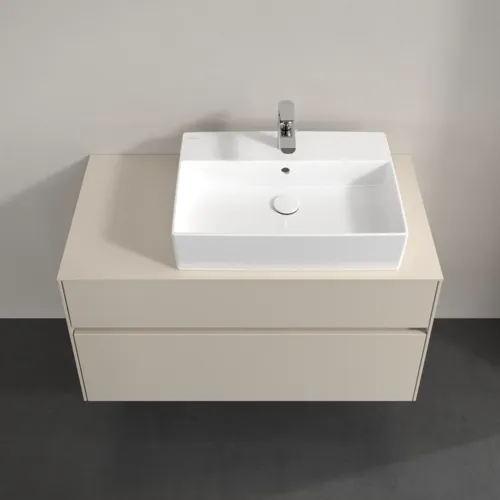 VILLEROY BOCH Toaletní skříňka Collaro, 2 výsuvy, 1000 x 548 x 500 mm, Cashmere Grey / Cashmere Grey #C12700VN, obrázek 4