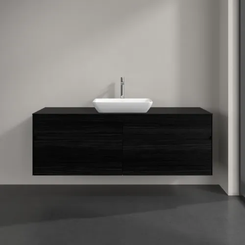 VILLEROY BOCH Toaletní skříňka Collaro, s osvětlením, 4 výsuvy, 1600 x 548 x 500 mm, černý dub / černý dub #C120B0AB, obrázek 3