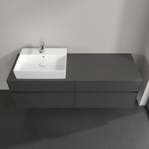 VILLEROY BOCH Toaletní skříňka Collaro, 4 výsuvy, 1600 x 548 x 500 mm, grafitová / grafitová #C13500VR, obrázek 4