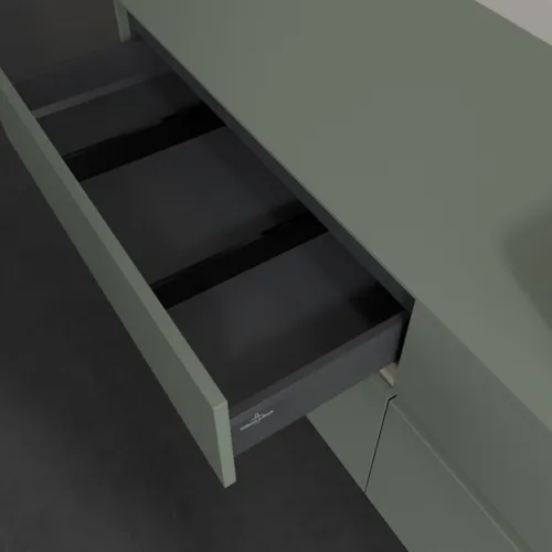 VILLEROY BOCH Toaletní skříňka Collaro, 4 výsuvy, 1600 x 548 x 500 mm, Soft Green / Soft Green #C12200AF, obrázek 7