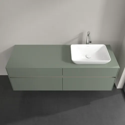 VILLEROY BOCH Toaletní skříňka Collaro, 4 výsuvy, 1600 x 548 x 500 mm, Soft Green / Soft Green #C12200AF, obrázek 4