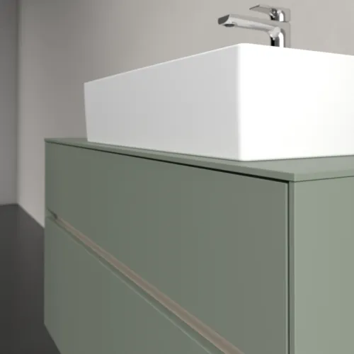 VILLEROY BOCH Collaro toaletní skříňka, s osvětlením, 2 výsuvy, 1000 x 548 x 500 mm, Soft Green / Soft Green #C127B0AF, obrázek 6