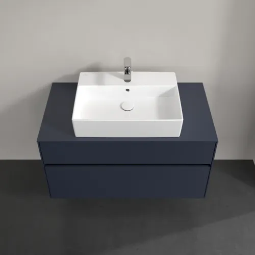 VILLEROY BOCH Collaro toaletní skříňka, s osvětlením, 2 výsuvy, 1000 x 548 x 500 mm, Marine Blue / Marine Blue #C125B0VQ, obrázek 4
