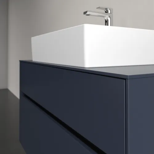 VILLEROY BOCH Collaro toaletní skříňka, s osvětlením, 2 výsuvy, 1000 x 548 x 500 mm, Marine Blue / Marine Blue #C125B0VQ, obrázek 6