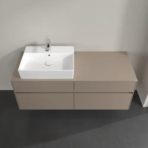 VILLEROY BOCH Toaletní skříňka Collaro, s osvětlením, 4 výsuvy, 1400 x 548 x 500 mm, taupe / taupe #C132B0VM, obrázek 4