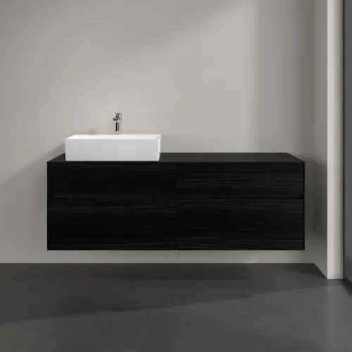 VILLEROY BOCH Toaletní skříňka Collaro, s osvětlením, 4 výsuvy, 1600 x 548 x 500 mm, černý dub / černý dub #C135B0AB, obrázek 3
