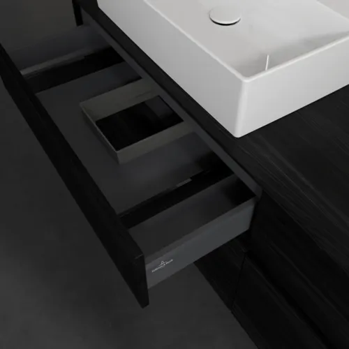 VILLEROY BOCH Toaletní skříňka Collaro, s osvětlením, 4 výsuvy, 1600 x 548 x 500 mm, černý dub / černý dub #C135B0AB, obrázek 8