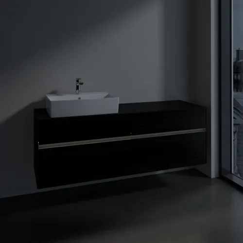 VILLEROY BOCH Toaletní skříňka Collaro, s osvětlením, 4 výsuvy, 1600 x 548 x 500 mm, černý dub / černý dub #C135B0AB, obrázek 5