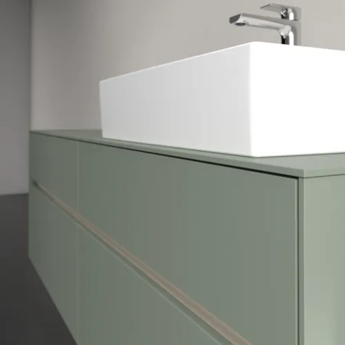 VILLEROY BOCH Toaletní skříňka Collaro, s osvětlením, 4 výsuvy, 1600 x 548 x 500 mm, Soft Green / Soft Green #C136B0AF, obrázek 6