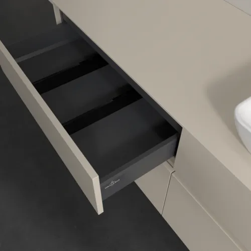 VILLEROY BOCH Toaletní skříňka Collaro, 4 výsuvy, 1400 x 548 x 500 mm, Cashmere Grey / Cashmere Grey #C11800VN, obrázek 7