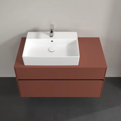 VILLEROY BOCH Collaro toaletní skříňka, s osvětlením, 2 výsuvy, 1000 x 548 x 500 mm, Vínově červená / Vínově červená #C126B0AH, obrázek 4