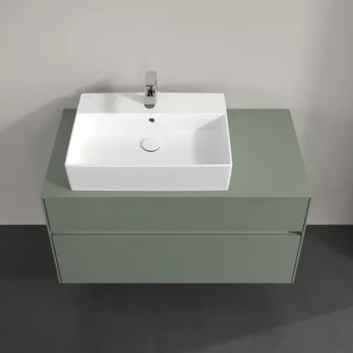 VILLEROY BOCH Collaro toaletní skříňka, s osvětlením, 2 výsuvy, 1000 x 548 x 500 mm, Soft Green / Soft Green #C126B0AF, obrázek 4