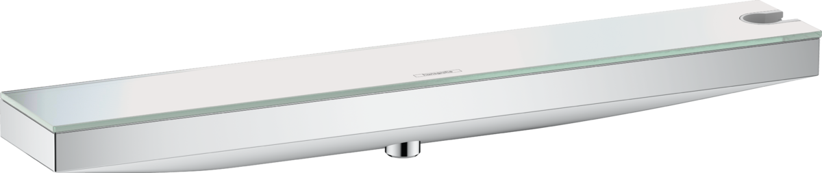 HANSGROHE Rainfinity Přípojka hadice Porter 500 se sprchovým držákem a poličkou do sprchy vpravo chrom 26858000