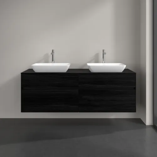 VILLEROY BOCH Toaletní skříňka Collaro, 4 výsuvy, 1600 x 548 x 500 mm, černý dub / černý dub #C12300AB, obrázek 3