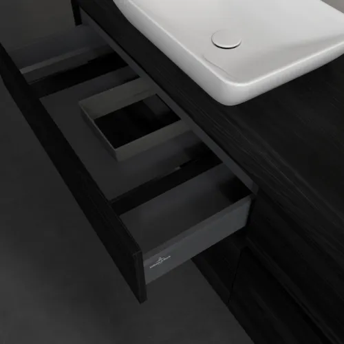 VILLEROY BOCH Toaletní skříňka Collaro, 4 výsuvy, 1600 x 548 x 500 mm, černý dub / černý dub #C12300AB, obrázek 7