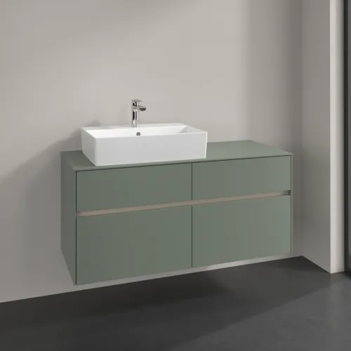 VILLEROY BOCH Toaletní skříňka Collaro, 4 výsuvy, 1200 x 548 x 500 mm, Soft Green / Soft Green #C12900AF, obrázek 2